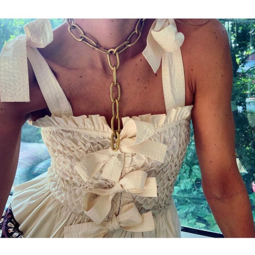 Ulla Johnson brass chain necklace